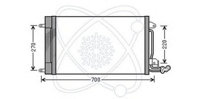 ELECTRO AUTO 30a0028 -  Конденсатор, кондиционер